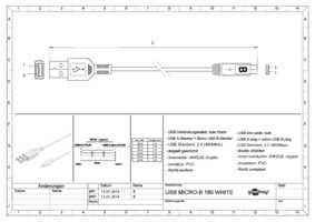 Datasheet for Goobay 96190, EAN: 4040849961908