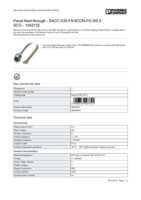 Datasheet for Phoenix Contact 1542732, EAN: 4046356097741