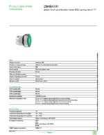 Datasheet for Schneider Electric ZB4BA331, EAN: 3389110887518