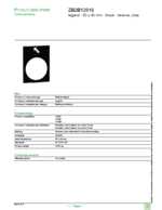 Datasheet for Schneider Electric ZB2BY2916, EAN: 3389110645460