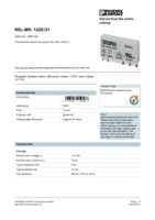 Datasheet for Phoenix Contact 2961150, EAN: 4017918159566