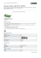 Datasheet for Phoenix Contact 2970015, EAN: 4017918087548