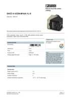 Datasheet for Phoenix Contact 1544714, EAN: 4046356116381