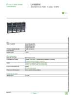Datasheet for Schneider Electric LV429516, EAN: 3606480019906 Datasheet for Schneider Electric LV429516, EAN: 3606480019906