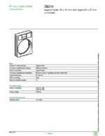 Datasheet for Schneider Electric ZBZ34, EAN: 3389110095883