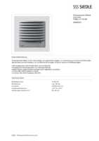 Datasheet for Siedle 200087581-00, EAN: 4015739875818