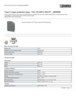 Datasheet for Phoenix Contact 2859699, EAN: 4017918977627