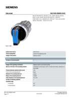 Datasheet for Siemens 3SU10522BM500AA0, EAN: 4011209969865