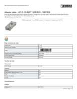 Datasheet for Phoenix Contact 1661312, EAN: 4017918022570