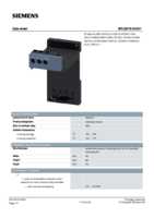 Datasheet for Siemens 3RU29163AA01, EAN: 4011209781917