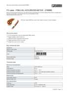 Datasheet for Phoenix Contact 2799885, EAN: 4017918074159 Datasheet for Phoenix Contact 2799885, EAN: 4017918074159