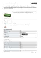Datasheet for Phoenix Contact 1803688, EAN: 4017918045999