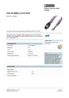 Datasheet for Phoenix Contact 1518025, EAN: 4017918968144