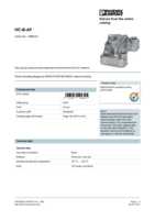 Datasheet for Phoenix Contact 1686533, EAN: 4017918194345