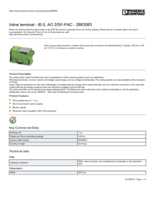 Datasheet for Phoenix Contact 2863083, EAN: 4017918917104