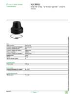 Datasheet for Schneider Electric XACB922, EAN: 3389110644562