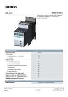 Datasheet for Siemens 3RW30141BB14, EAN: 4011209719606