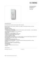 Datasheet for Siedle 200037008-00, EAN: 4015739370085