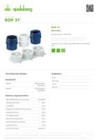 Datasheet for Spelsberg 97053701, EAN: 4013902899517 Datasheet for Spelsberg 97053701, EAN: 4013902899517