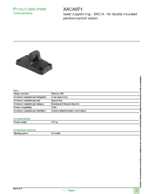Datasheet for Schneider Electric XACA971, EAN: 3389110645224