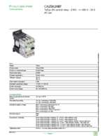 Datasheet for Schneider Electric CA2SK20B7, EAN: 3389110564143 Datasheet for Schneider Electric CA2SK20B7, EAN: 3389110564143