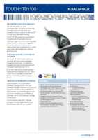 Datasheet for Datalogic TD1120-BK-65K1