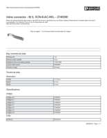 Datasheet for Phoenix Contact 2740290, EAN: 4017918189204