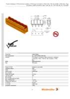 Datasheet for Weidmüller 1629140000, EAN: 4008190201944