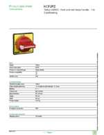 Datasheet for Schneider Electric KCF2PZ, EAN: 3389110504316