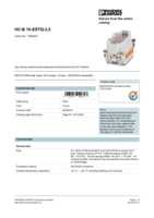 Datasheet for Phoenix Contact 1605624, EAN: 4017918940713
