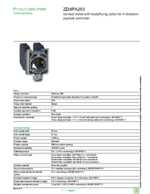 Datasheet for Schneider Electric ZD4PA203, EAN: 3389110286083