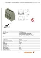 Datasheet for Weidmüller 1648300000, EAN: 4008190291167