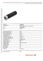 Datasheet for Weidmüller 1803860000, EAN: 4032248259847 Datasheet for Weidmüller 1803860000, EAN: 4032248259847
