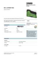 Datasheet for Phoenix Contact 2861373, EAN: 4017918894313