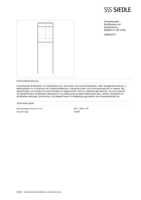 Datasheet for Siedle 200039351-00, EAN: 4015739393510