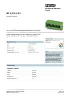 Datasheet for Phoenix Contact 1881529, EAN: 4017918156763