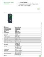 Datasheet for Schneider Electric ATV630U75M3, EAN: 3606485406930