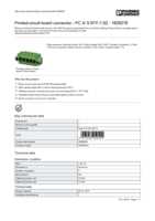 Datasheet for Phoenix Contact 1828278, EAN: 4017918050504