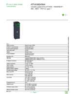 Datasheet for Schneider Electric ATV630D45N4, EAN: 3606480701436