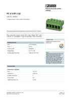 Datasheet for Phoenix Contact 1804920, EAN: 4017918046361