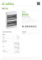 Datasheet for Spelsberg 73642401, EAN: 4013902305223 Datasheet for Spelsberg 73642401, EAN: 4013902305223