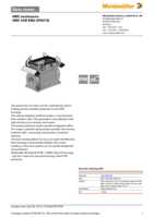 Datasheet for Weidmüller 1654450000, EAN: 4008190407278