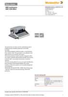 Datasheet for Weidmüller 1219800000, EAN: 4008190111090