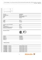 Datasheet for Weidmüller 9004260000, EAN: 4008190102500