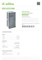 Datasheet for Spelsberg 04221501, EAN: 4013902052141