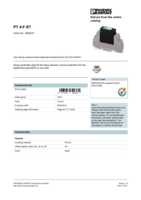 Datasheet for Phoenix Contact 2858441, EAN: 4017918892364