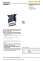 Datasheet for Weidmüller 8174830000, EAN: 4008190060800