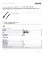 Datasheet for Phoenix Contact 1522192, EAN: 4046356020985