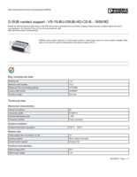 Datasheet for Phoenix Contact 1655182, EAN: 4046356029124 Datasheet for Phoenix Contact 1655182, EAN: 4046356029124