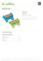Datasheet for Spelsberg 79090501, EAN: 4013902080816